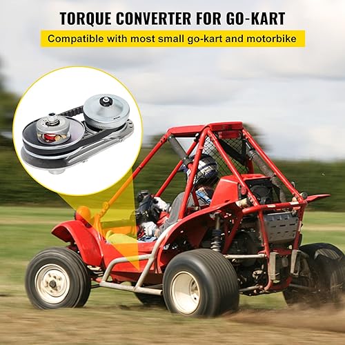 Miniatura 2 de VEVOR Go Kart Kit convertidor de par CVT embrague 3/4 pulgadas sustituye a Comet TAV2 30-75 218353A Manco 10T #40/41 (viene con 1 piñón - 1 x 10