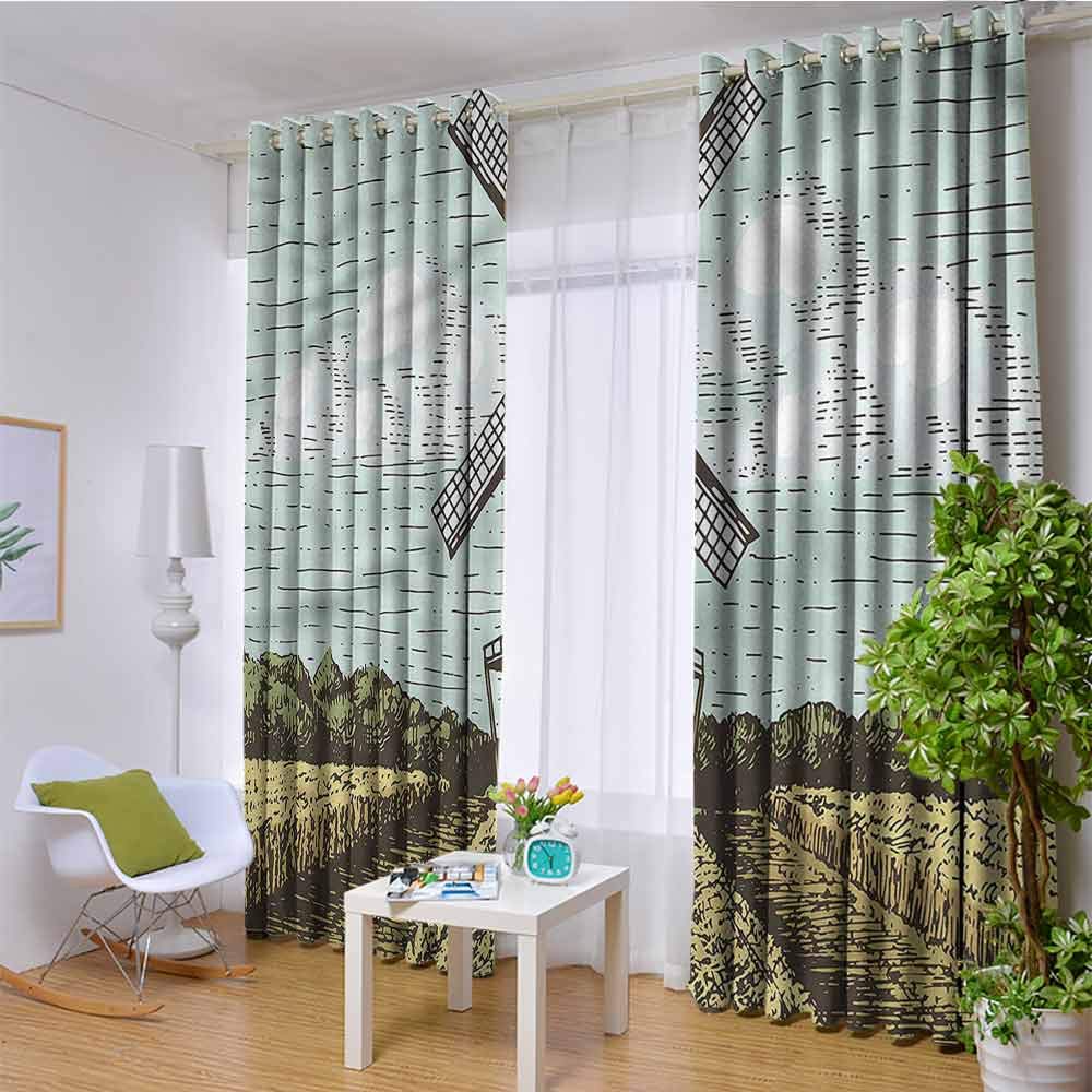 Dutch Windmill Lace Curtains Curtains & Drapes