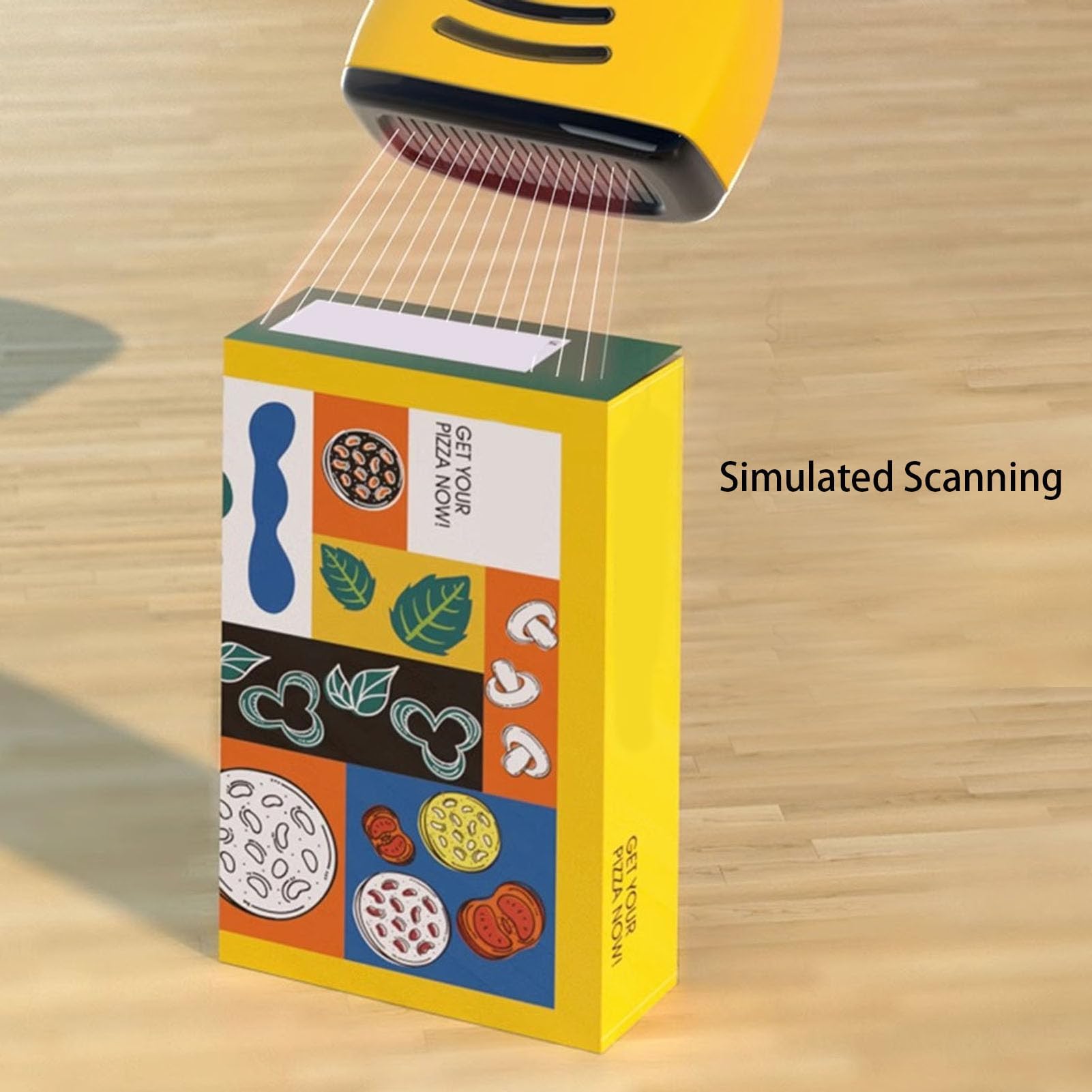 Set di Giocattoli Simulati per Supermercato per Giochi di Finzione con Registratore di Cassa, Caffettiera e Scanner di Codici a Barre per Bambini 37x20,5x41 Cm