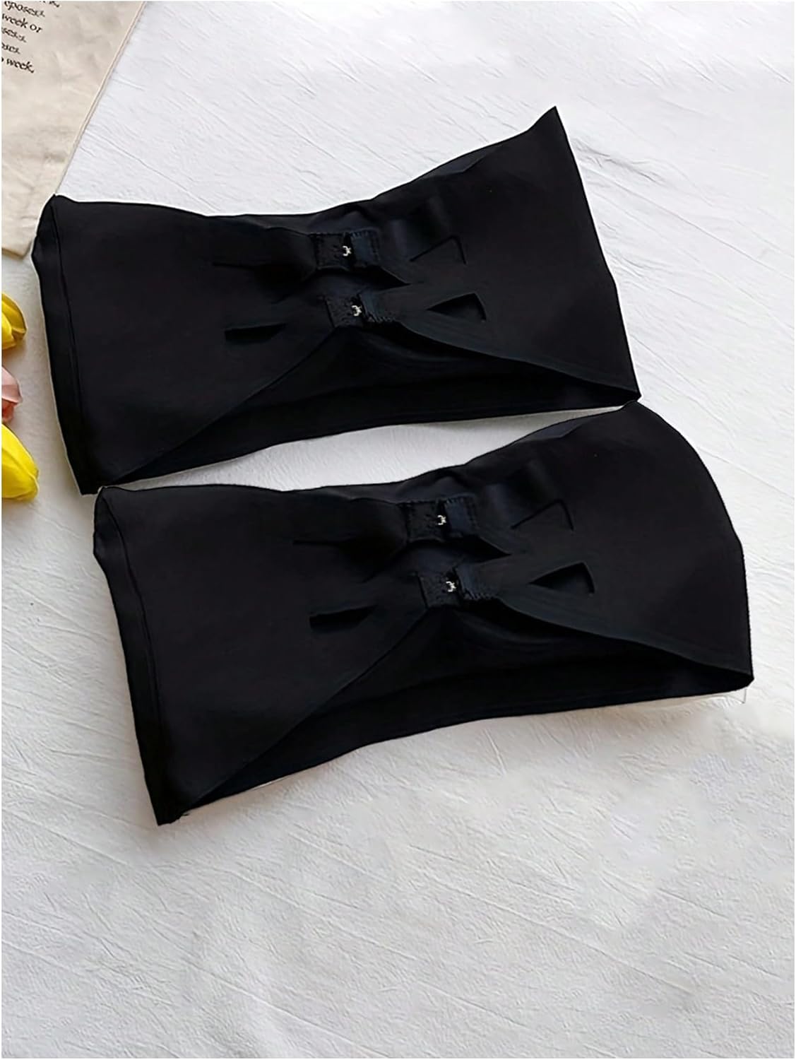 OYOANGLE Girl's 3 Piece Tube Bras Strapless Wireless Padding Bandeau Seamless Training Bralettes - Image 2