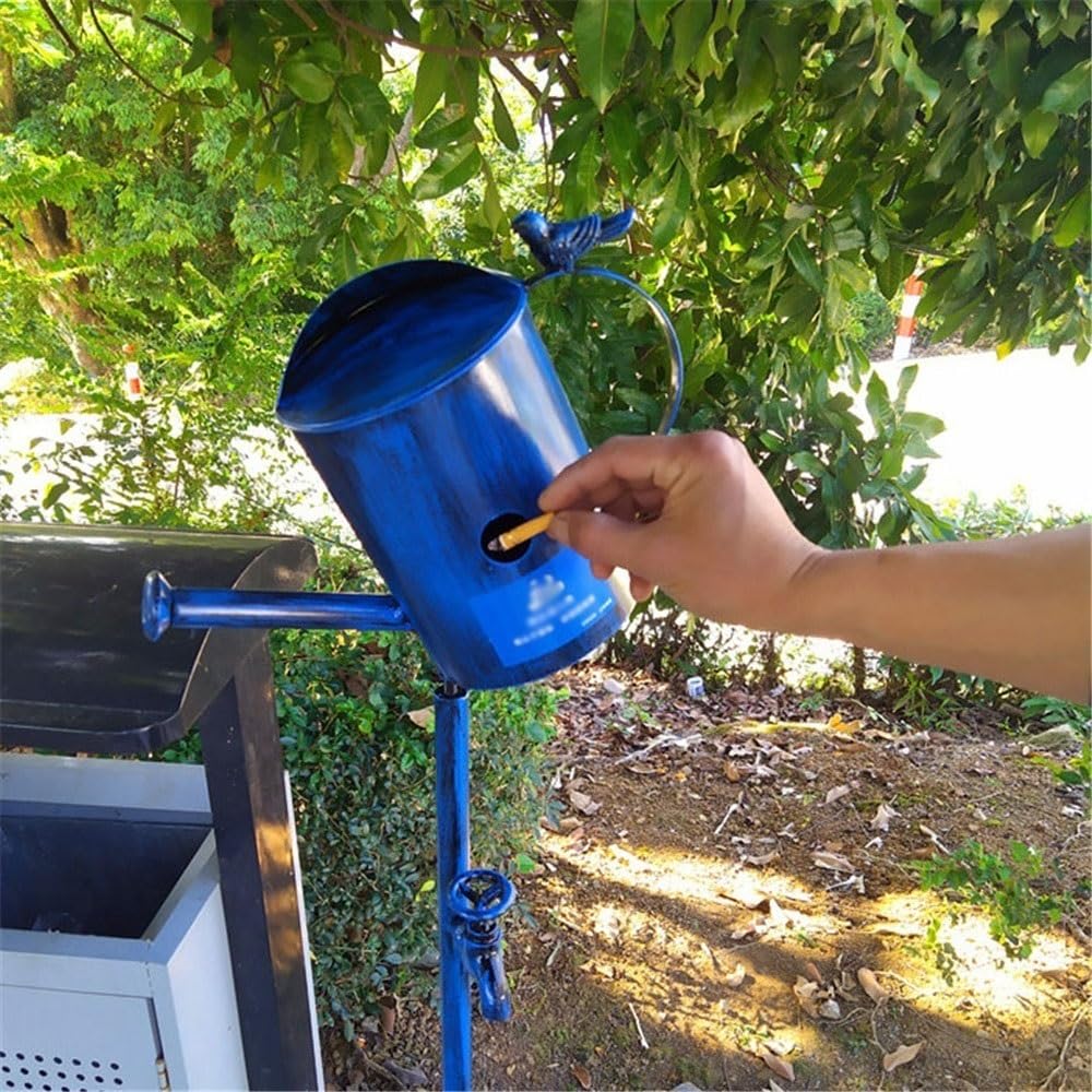 Amazon.com: LIAN16PENG Garbage Cans Outdoor Vertical Smoking Area, Smoke  Extinguishing Column, Public Place, Chimney,Cigarette Butt, Ash Collection  Bin Outside Trash Bin : Home & Kitchen