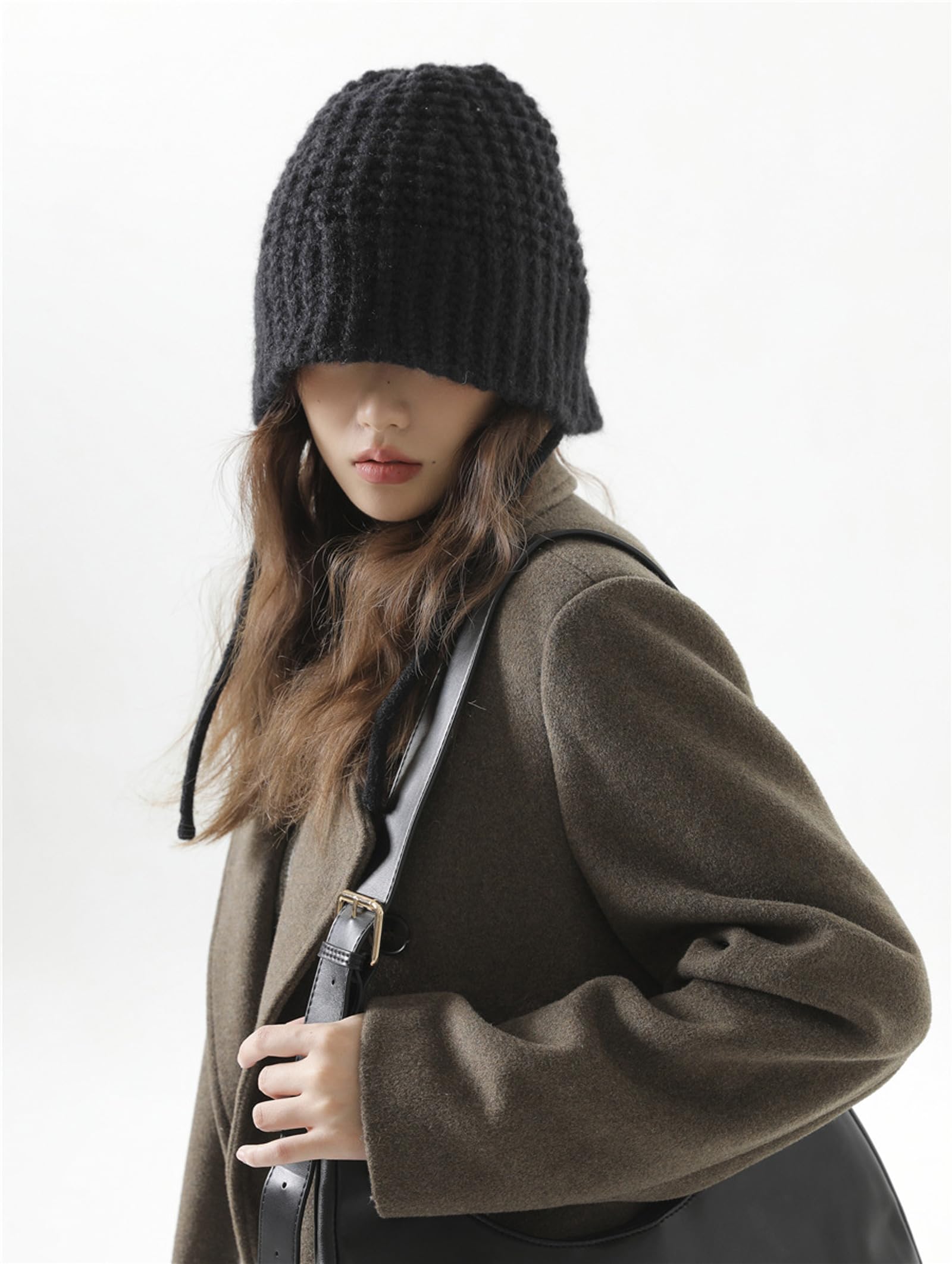 KEYDUACU Cappello invernale da donna morbido e caldo lavorato a maglia