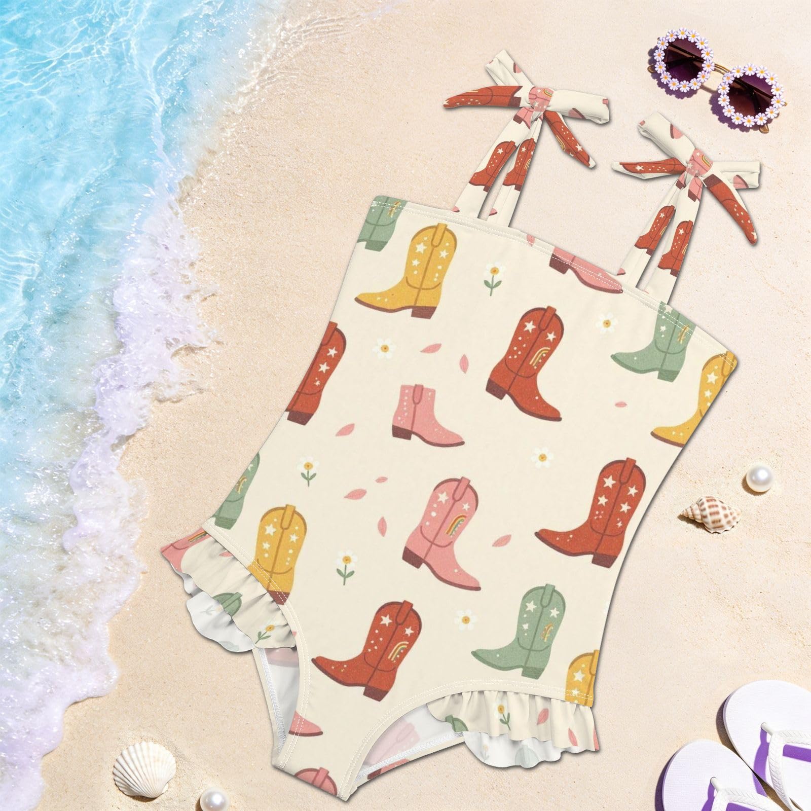 FRODOTGV Costume da bagno intero da ragazza, ad asciugatura rapida, per piscina, spiaggia, surf, per neonata