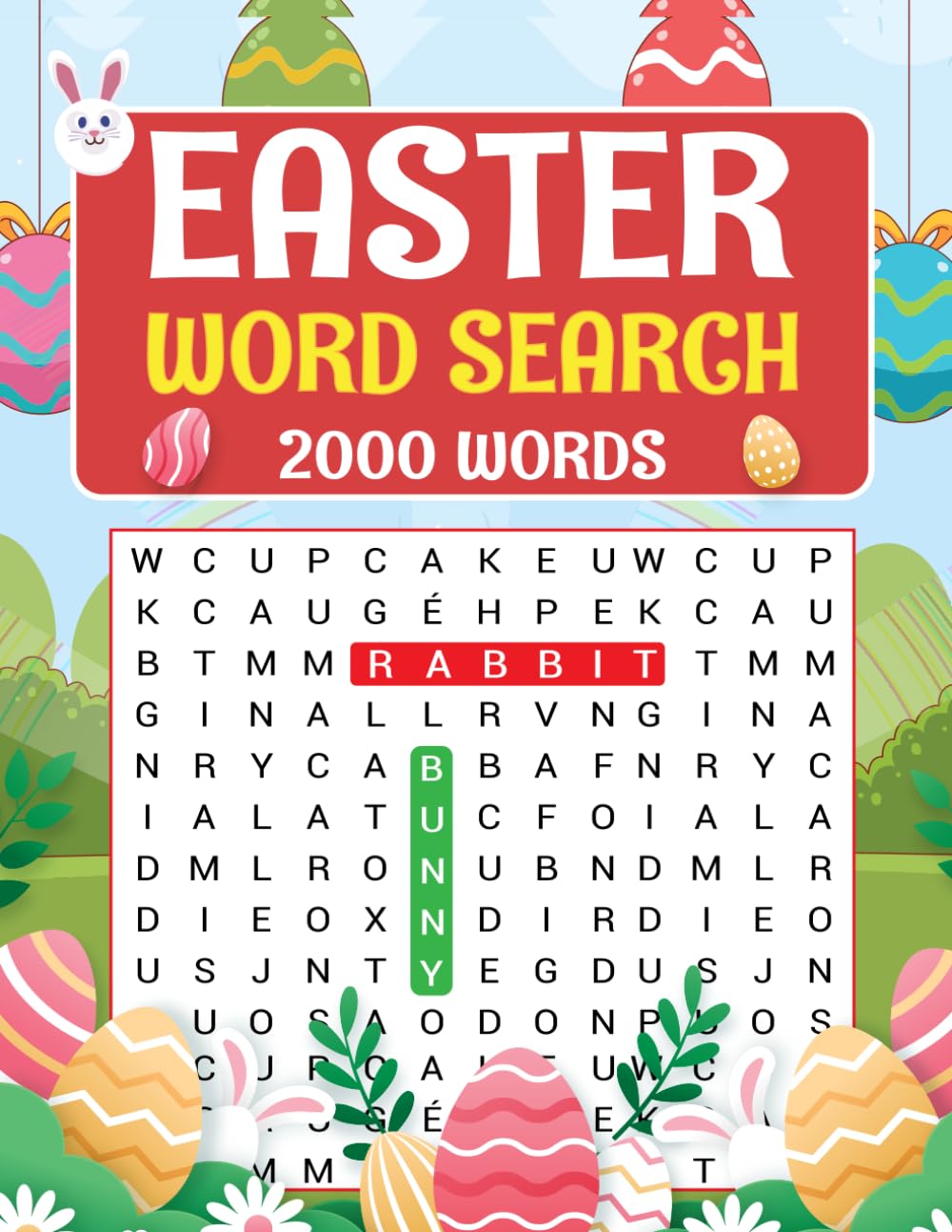 Easter Word Search: 100 Relaxing Easter Themed Word Search Puzzles for Seniors: A Large Print Journey Through Springtime Joy and Brain Health