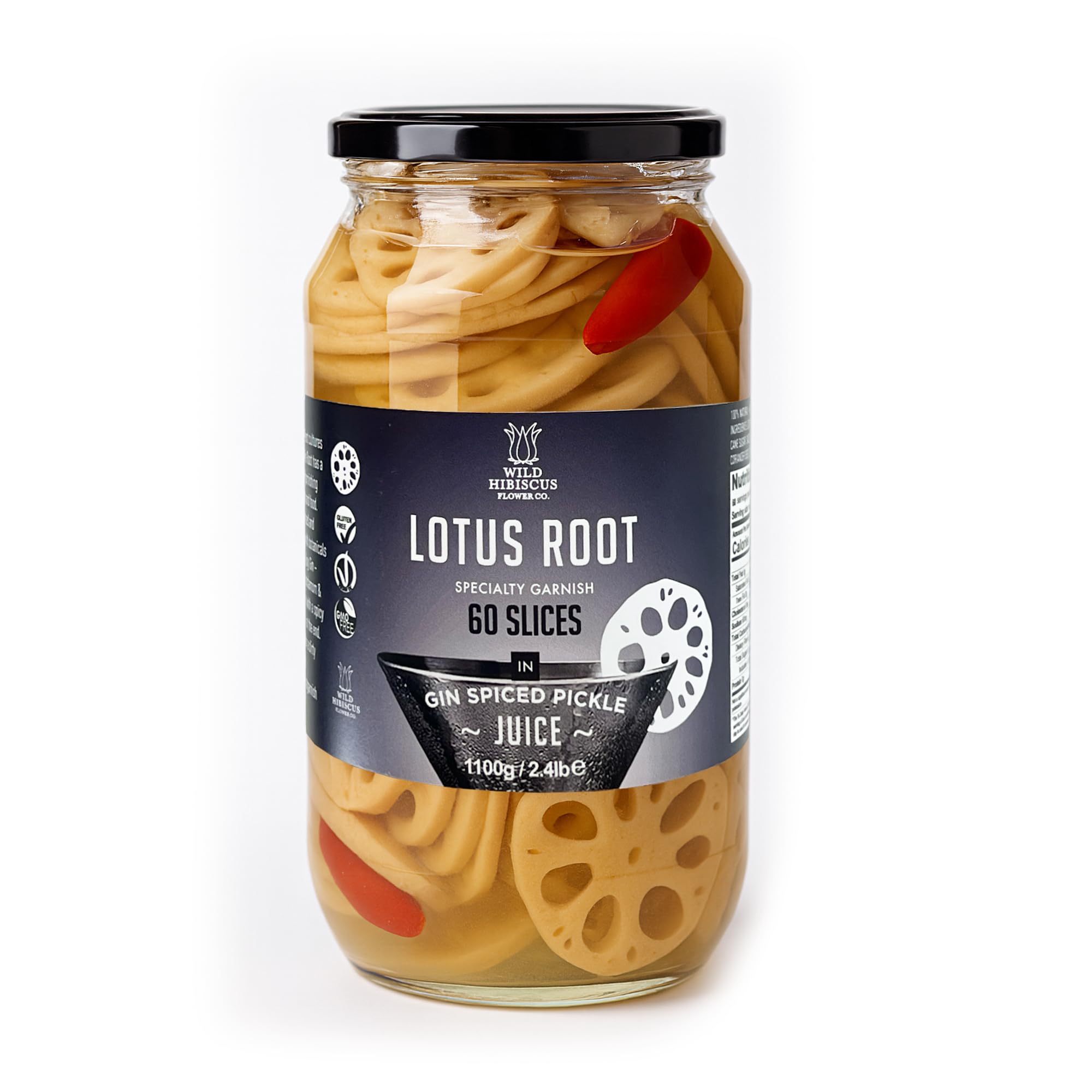 Amazon.com: Wild Hibiscus Flower Company Lotus Root | 60 slices