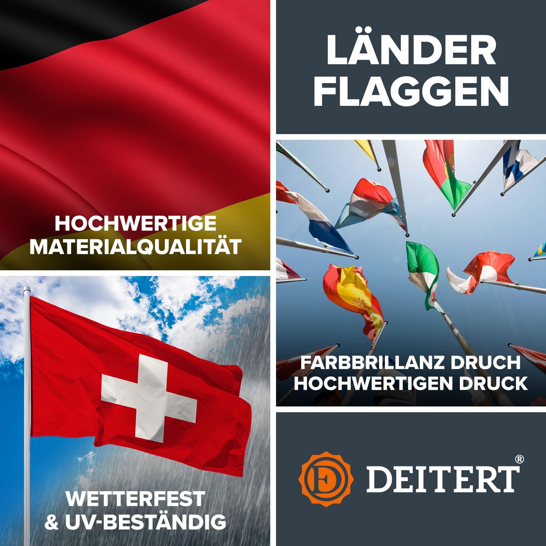 Niederlande Flagge 150 x 400 cm - für Fahnenmast, Niederlandfahne aus reißfestem Fahnen-Polyester-Stoff, Bannerfahne wetterfest und UV-beständig