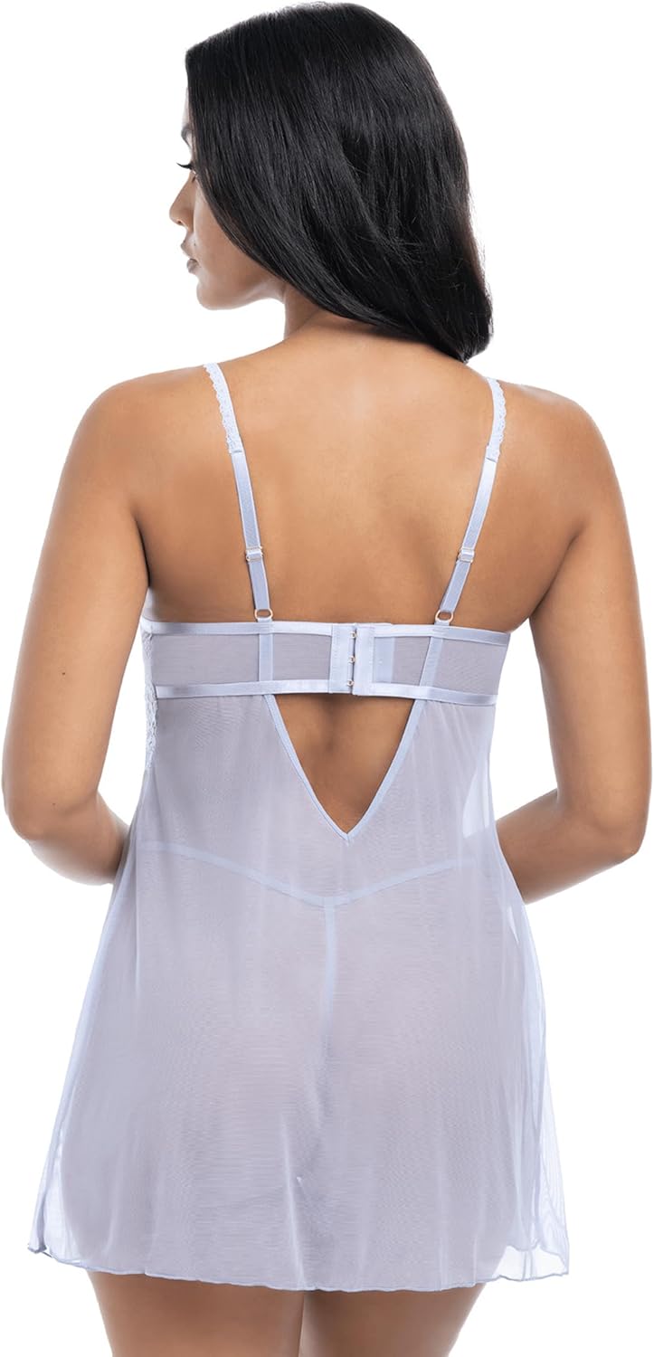 Oh là là Chéri Women's Elsie Sheer Babydoll 74-11532