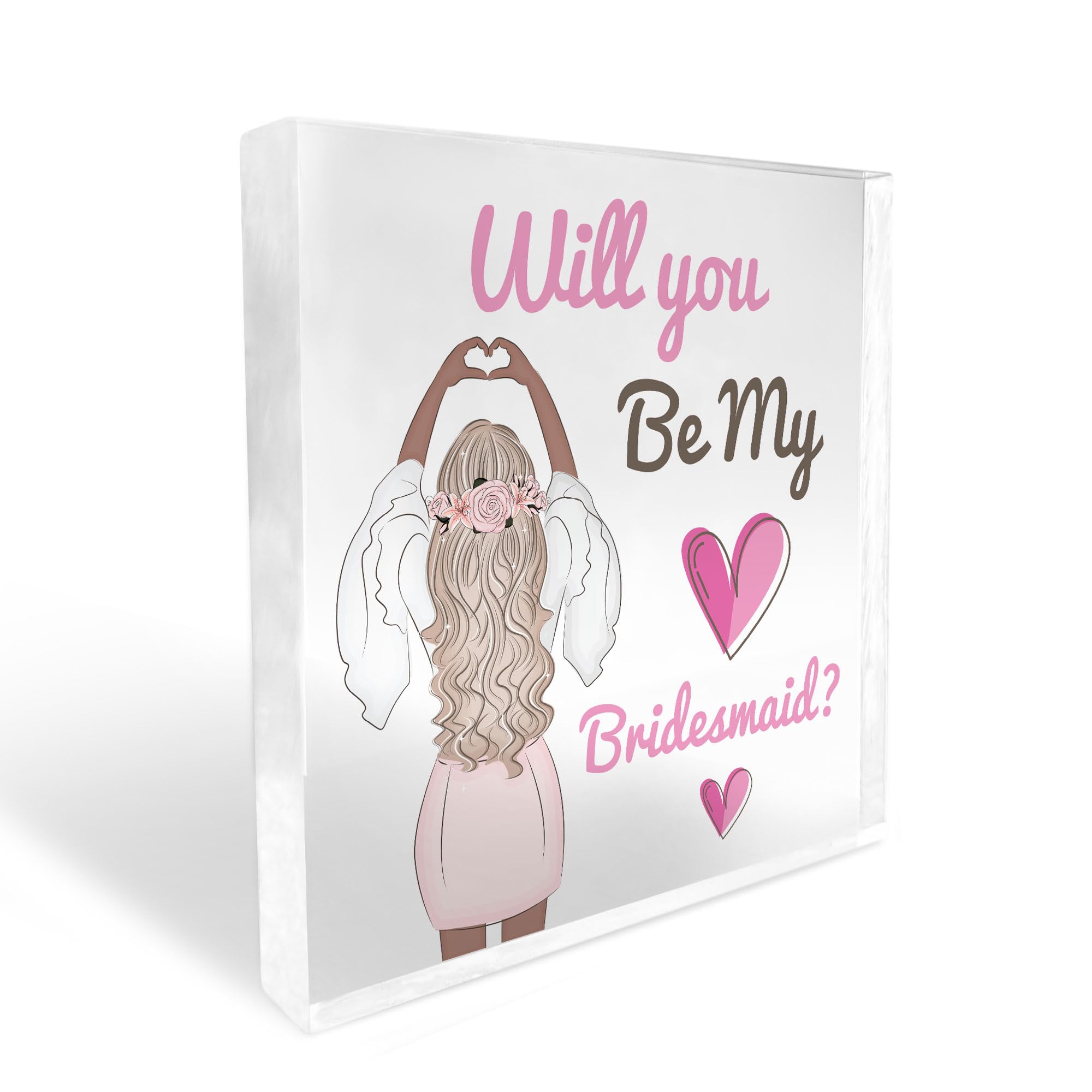 Red Ocean Will You Be My BRIDESMAID Proposal Gift Wedding Gifts Wedding Asking Gift Friend Sister Gift Keepsake