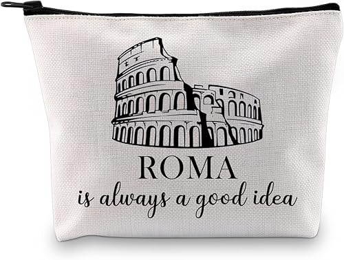 Miniatura 2 de GJTIM Regalo de viaje Roma, regalo de Roma, regalo sorpresa de viaje de Roma, regalo del Coliseo romano, regalo de recuerdo de Italia, bolsa de