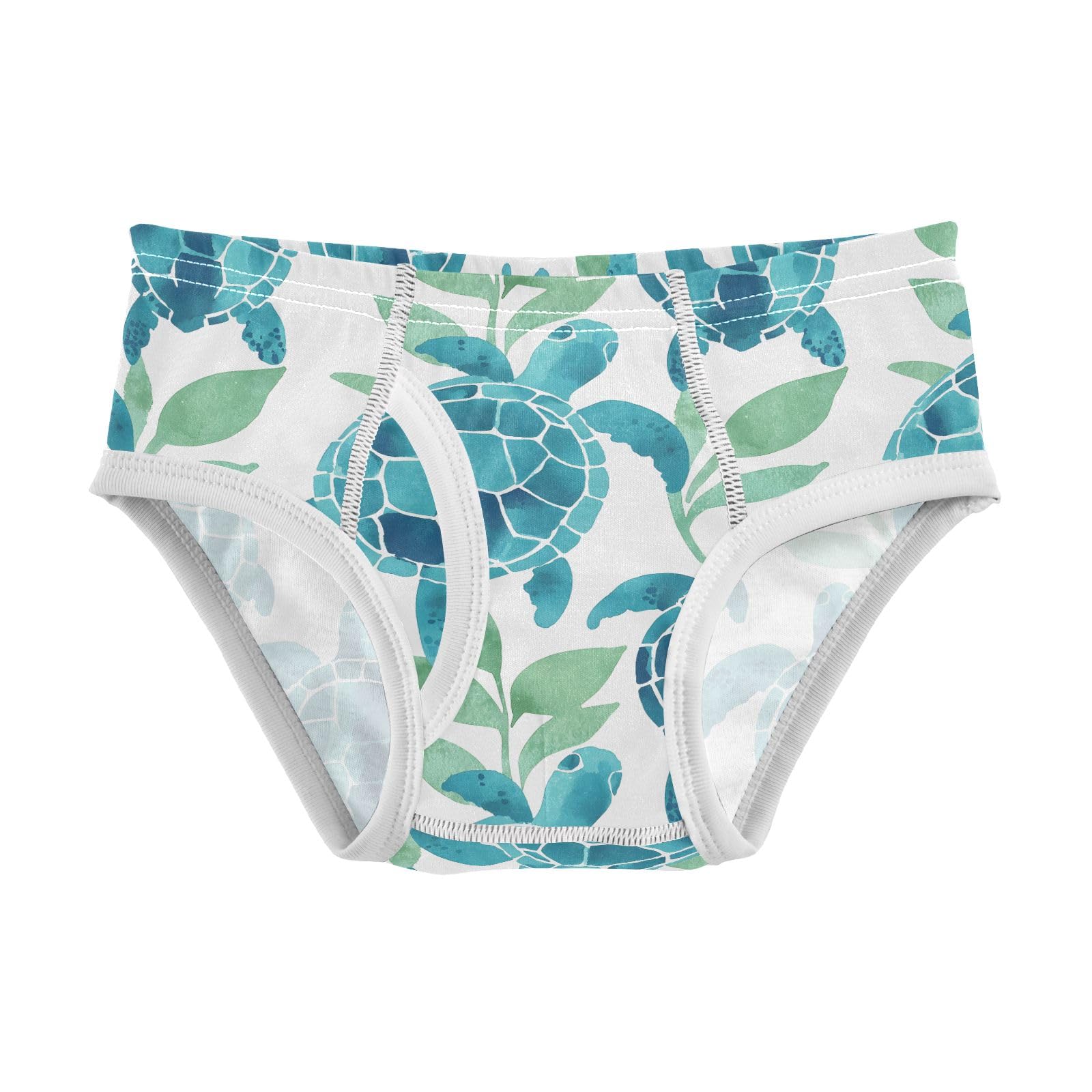 Boys Exclusive Briefs Toddler Underwear 95 Combed Cotton Boxerbriefs 2T Animal Tile Green Turtle