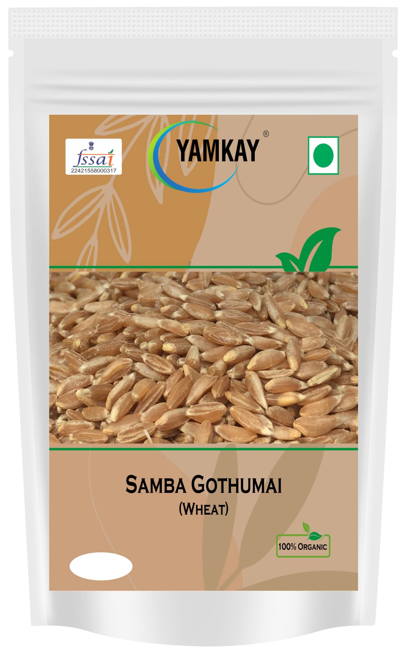 Yamkay Organic Samba Gothumai (Wheat), 500 g (B095NX8L4B) Amazon Price History, Amazon Price Tracker