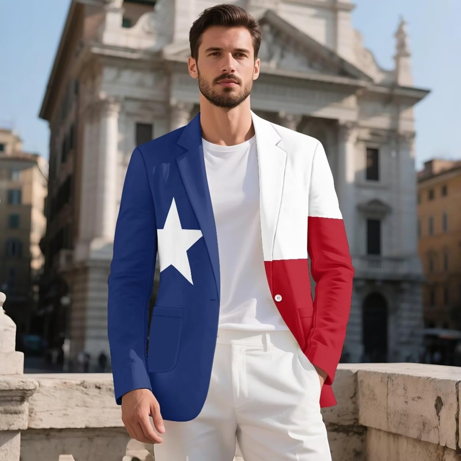 Men's Casual Blazers One Button Party Banquet Suits Breathable Inner Layer Wrinkle-Resistant Jacket Size S-5XL