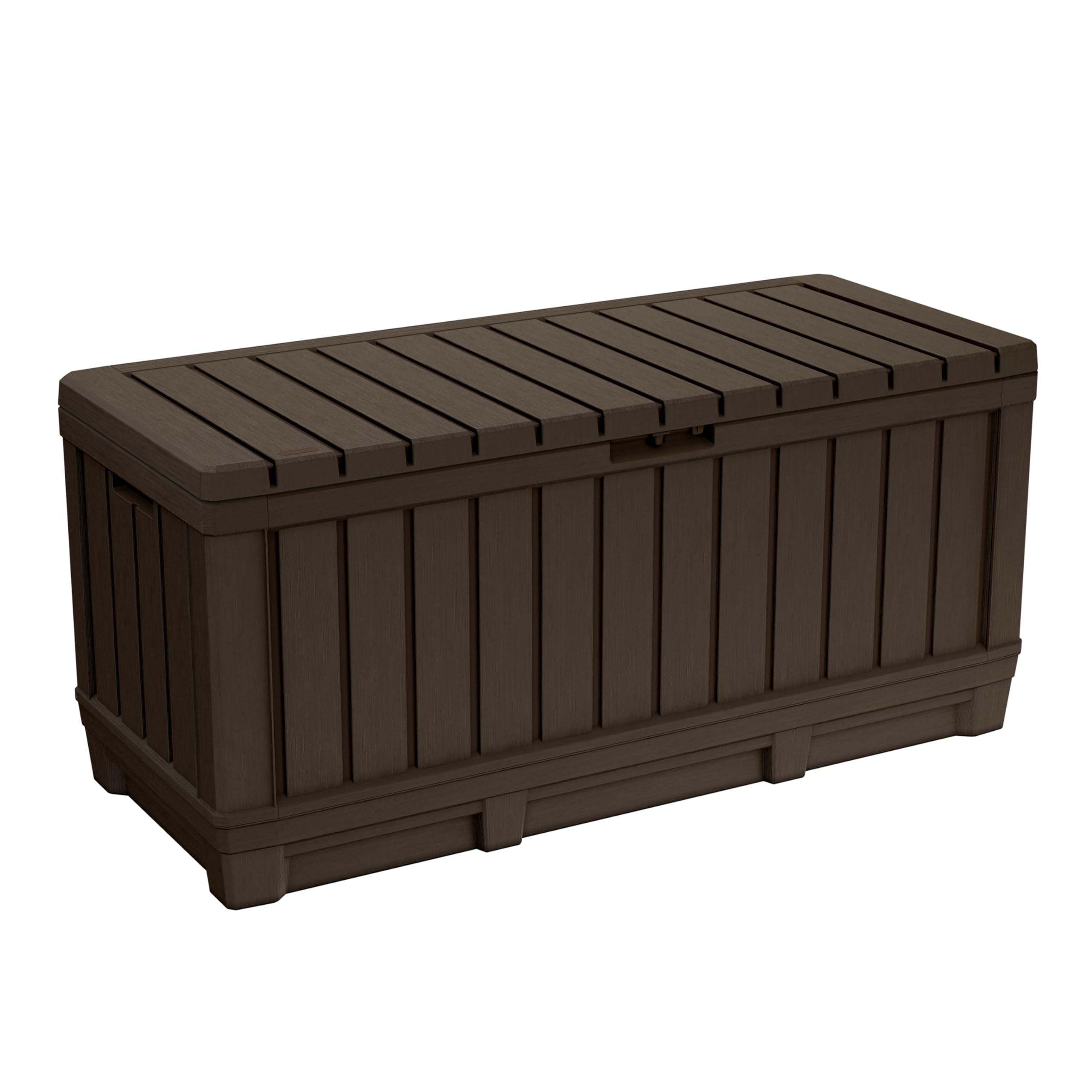 Keter K249463 Baule da giardino Kentwood, Marrone, 250 kg