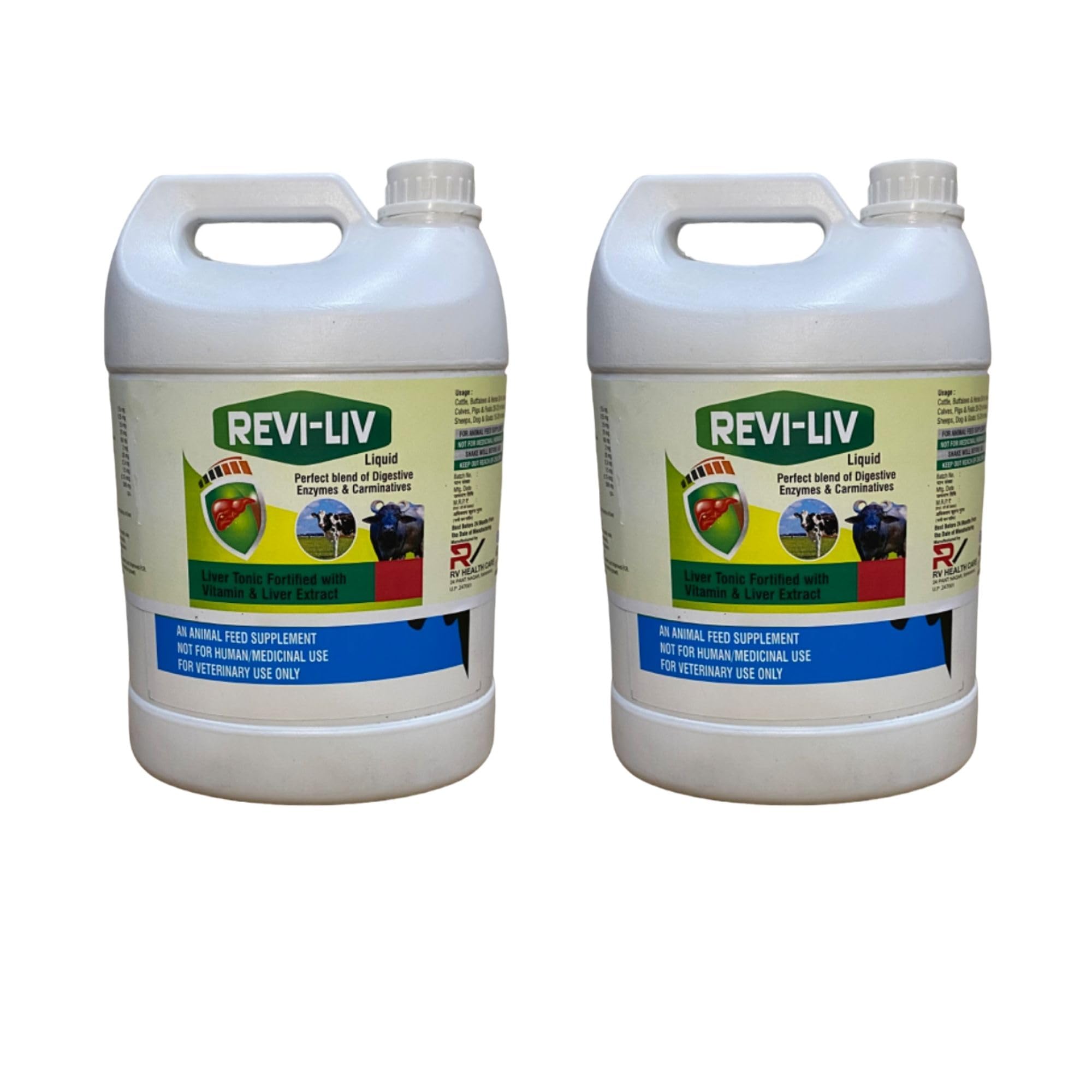 REVILIV 10ltr(2*pcs of 5ltr), Liver Tonic for Cow, RVHEALTHCARE,Buffalo, Goat, Sheep and Other Diary and Farm Animals (B0CY8R217W) Amazon Price History, Amazon Price Tracker
