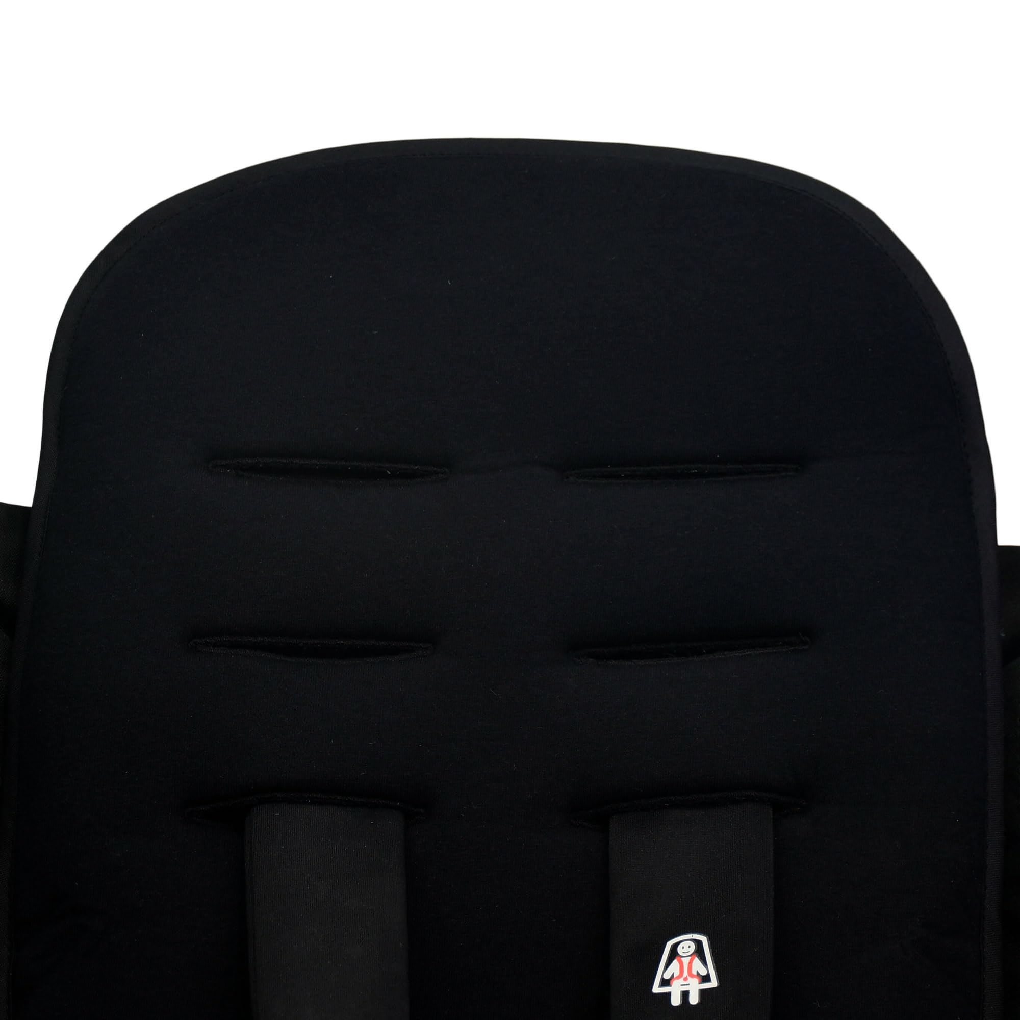 JYOKO KIDS Materassino imbottita per passeggino compatibile con YoYo Babyzen, 100% Cotone (Black Series)
