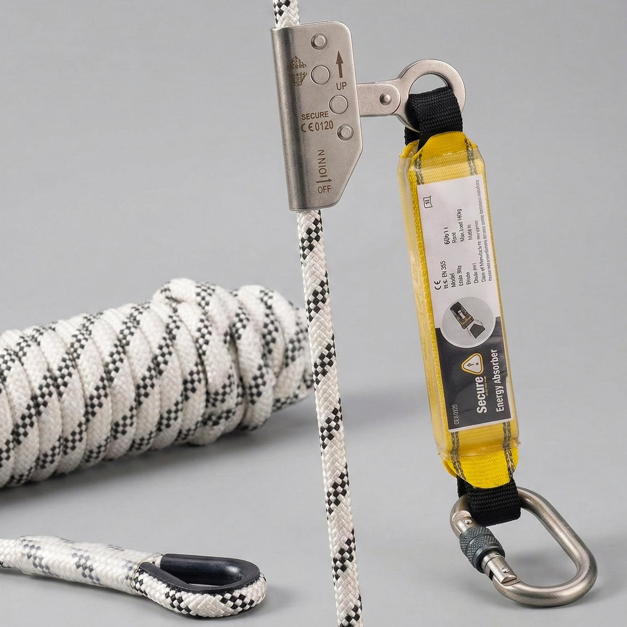 Antichute mobile sur corde Levac D12mm L10m avec absorbeur