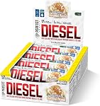 PERFECT SPORTS DIESEL Barre néo-zélandaise de protéines 17g Protéines, Sucre faible, Sans arachide 12 x 50g Barres