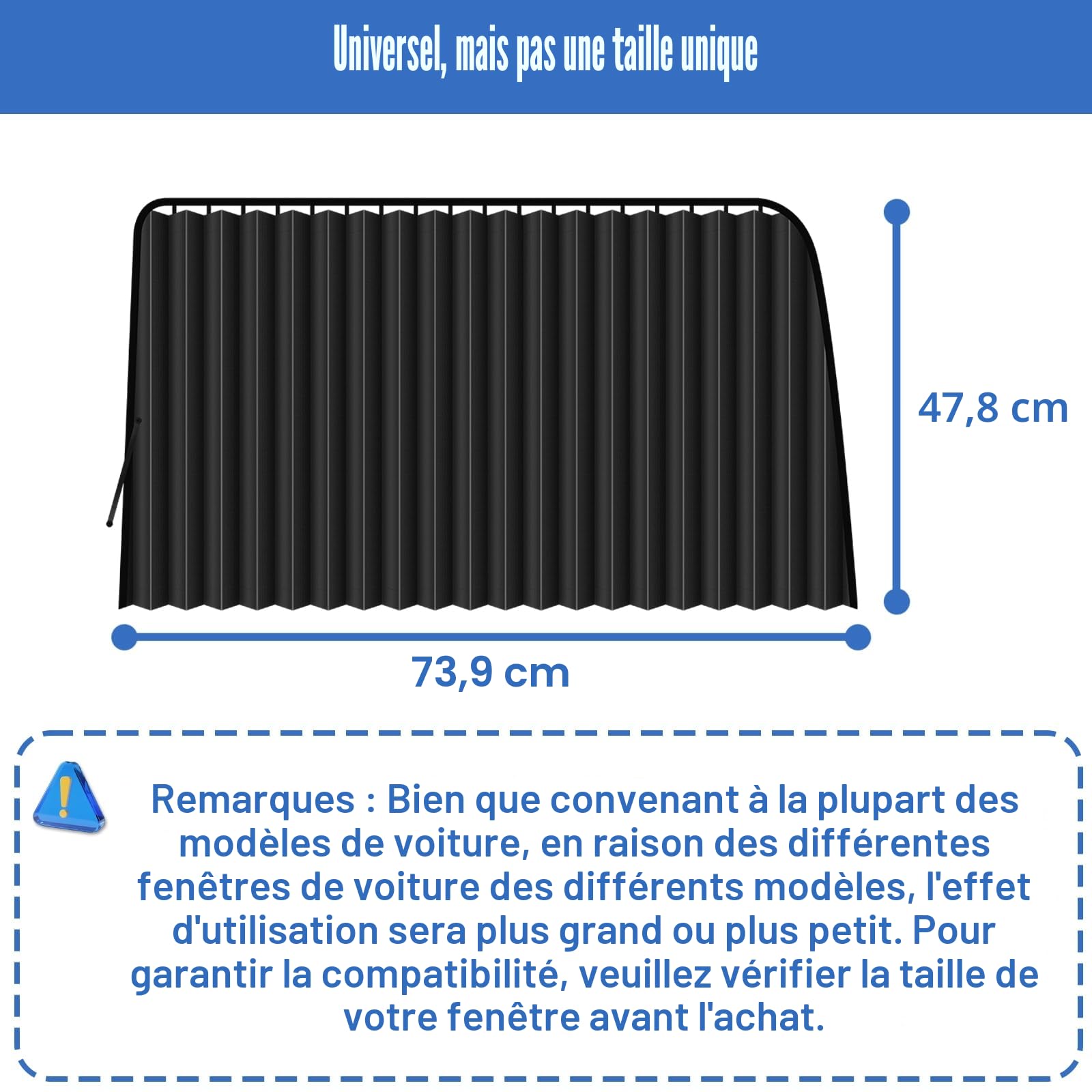 XCBYT Pare Soleil Voiture 4 Pièces, Rideau Voiture Magnétique, Pare Soleil Voiture Avant Arriere, Opaque Pare Soleil, Protection UV, Protection Vie Privée