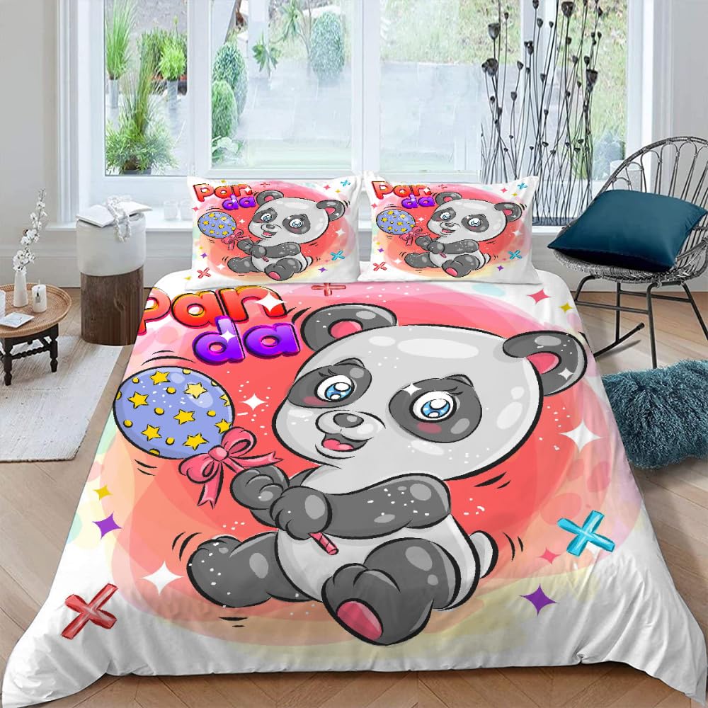 Housse de Couette Panda 240x260 pour Créer une Ambiance Cocooning et Zen dans la Chambre