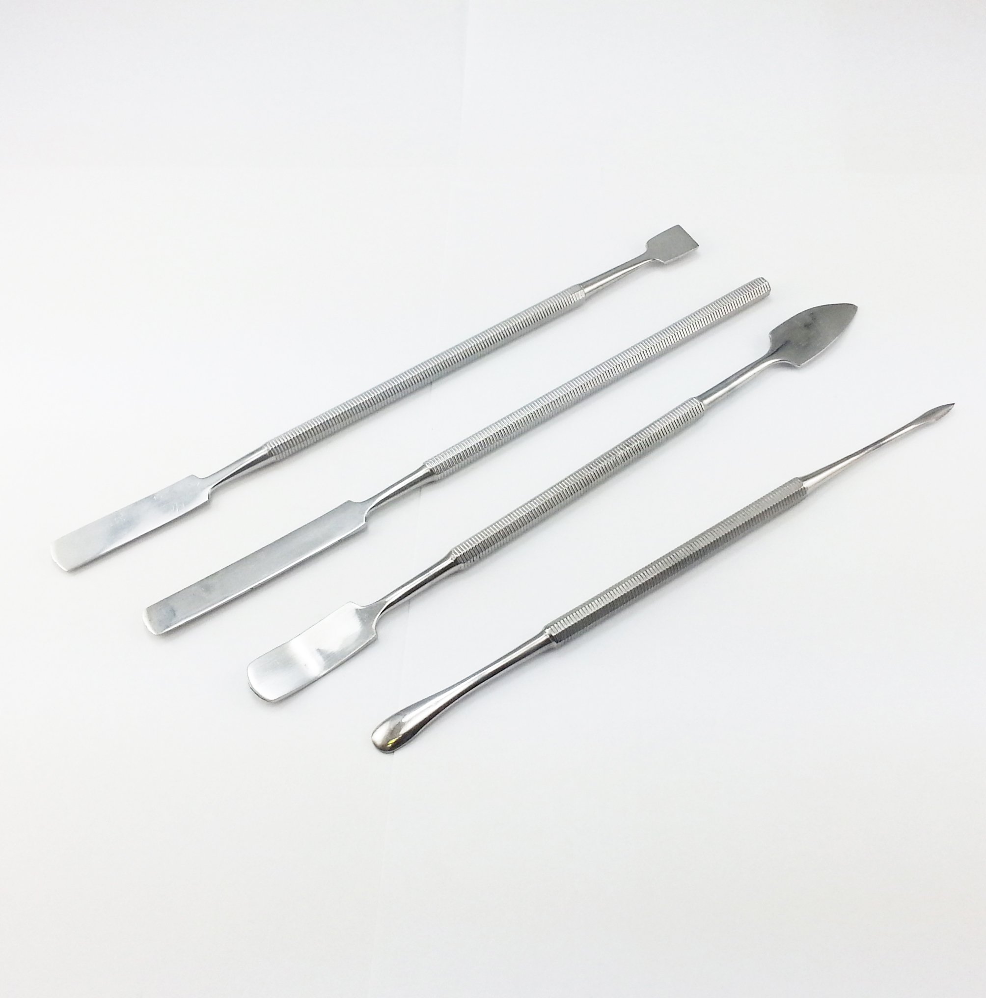 Wax Carver Probes 6.75 Inch Dental Pick 4pc Spatula & Chisel Set