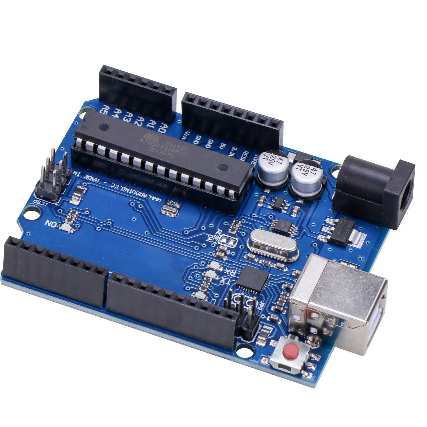 Kyrio CNC Shield Erweiterungsplatine V3.0 + DRV8825 A4988 Schrittmotor-Treiber mit Kühlkörper, 3D-Drucker CNC-Kit. Kompatibel mit ArduinoIDE