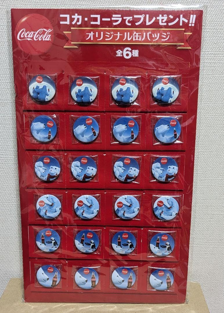 ⭐コカ・コーラ　ヒストリーピンバッジ⭐ Amazon.co.jp: コカコーラ ヒストリーピンバッジ缶バッチ : おもちゃ