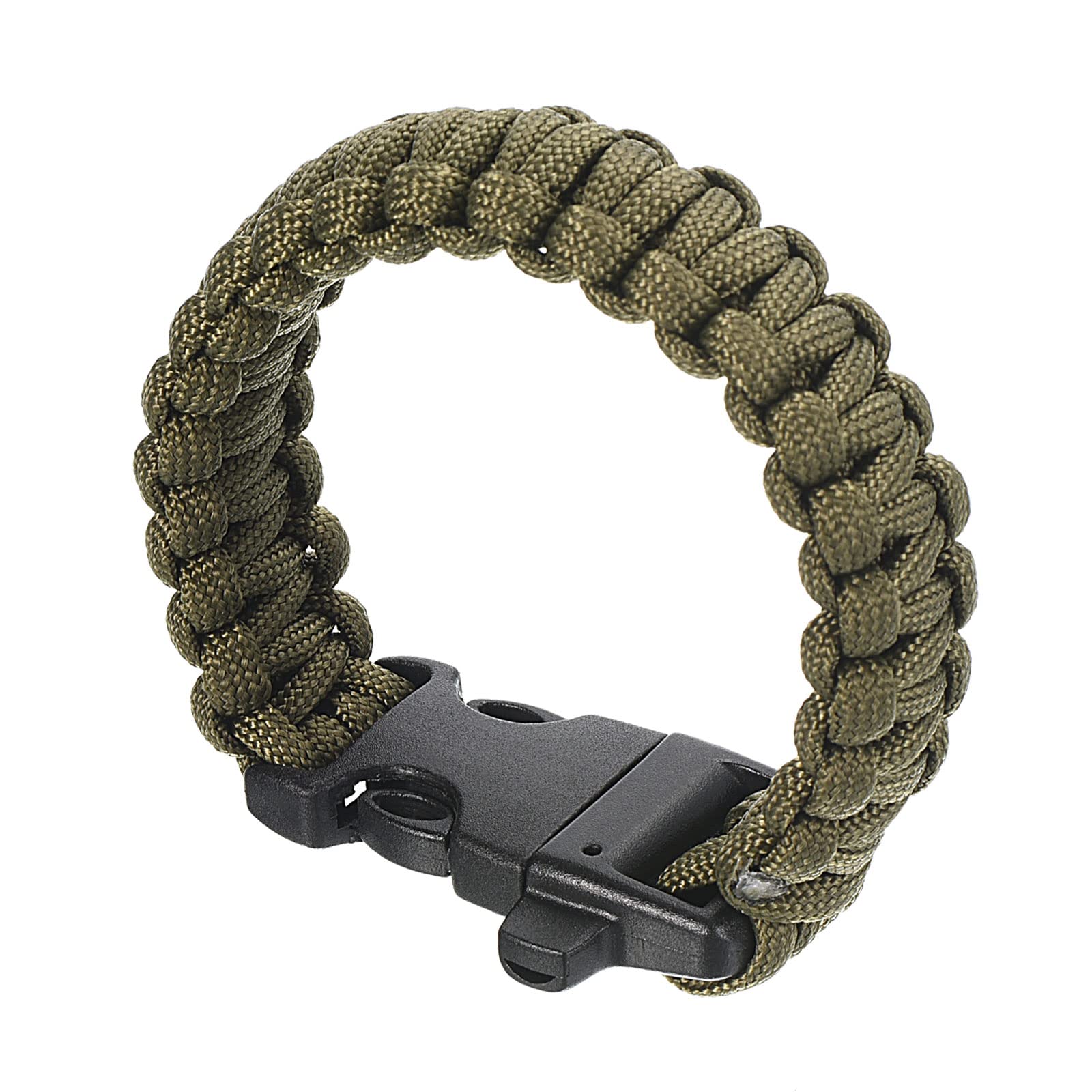 PATIKIL Survival Paracord Bracelets, Braided Parachute Bracelet with Plastic Buckle Party Favors Camping Gifts Outdoor Wraps for Men