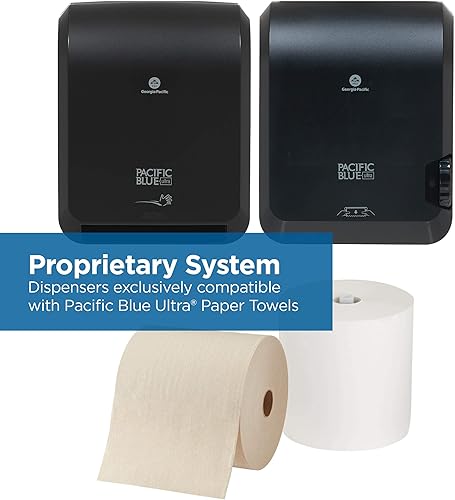 Miniatura 10 de GP PRO (Georgia-Pacific) - Dispensador automático de toallas de papel sin contacto de 8 pulgadas (8 pulgadas), dispensador negro (59590) 1 rollo de