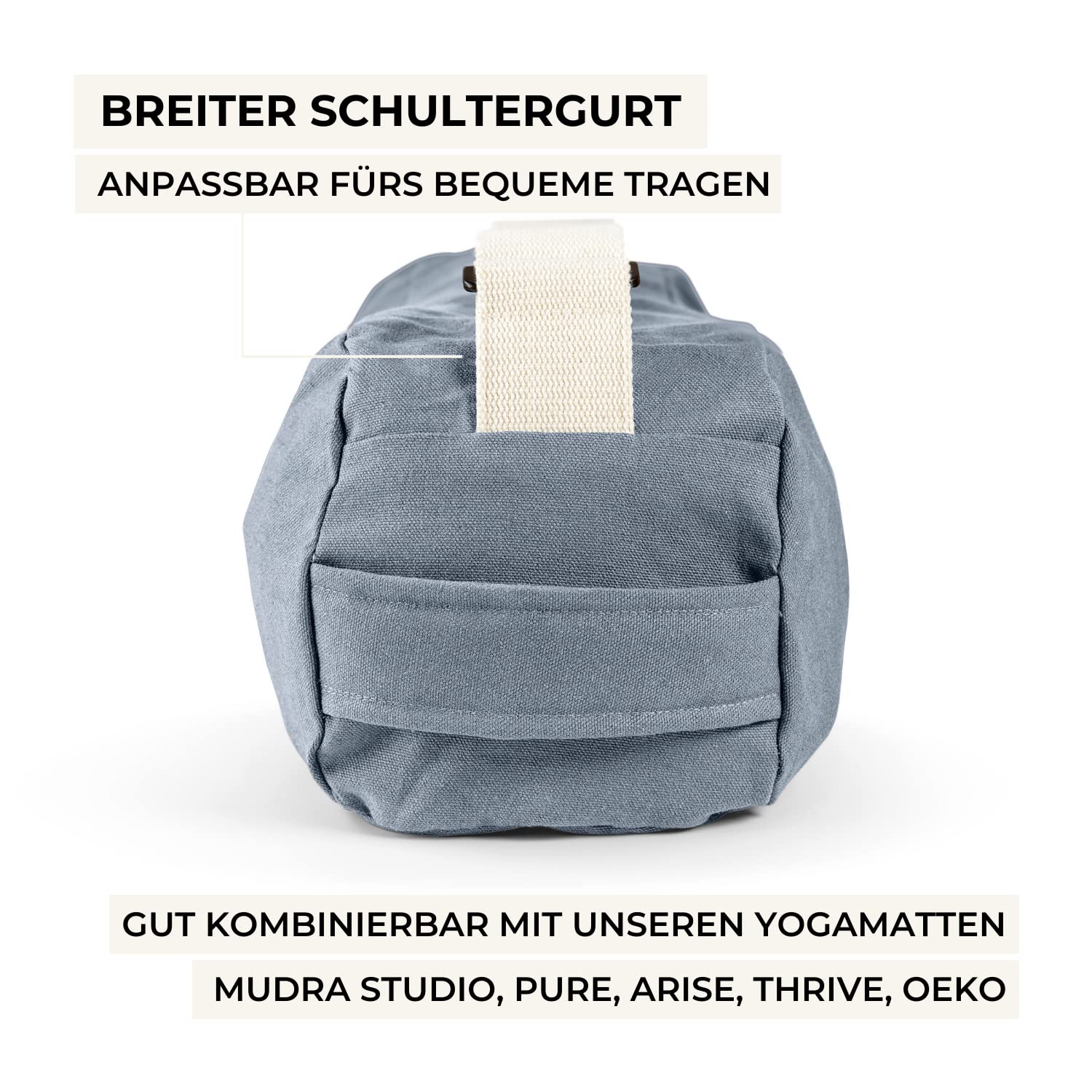 Borsa Yoga Lotuscrafts Mysore - Cotone Bio, Portatappetino, Tracolla Regolabile - Foto 5