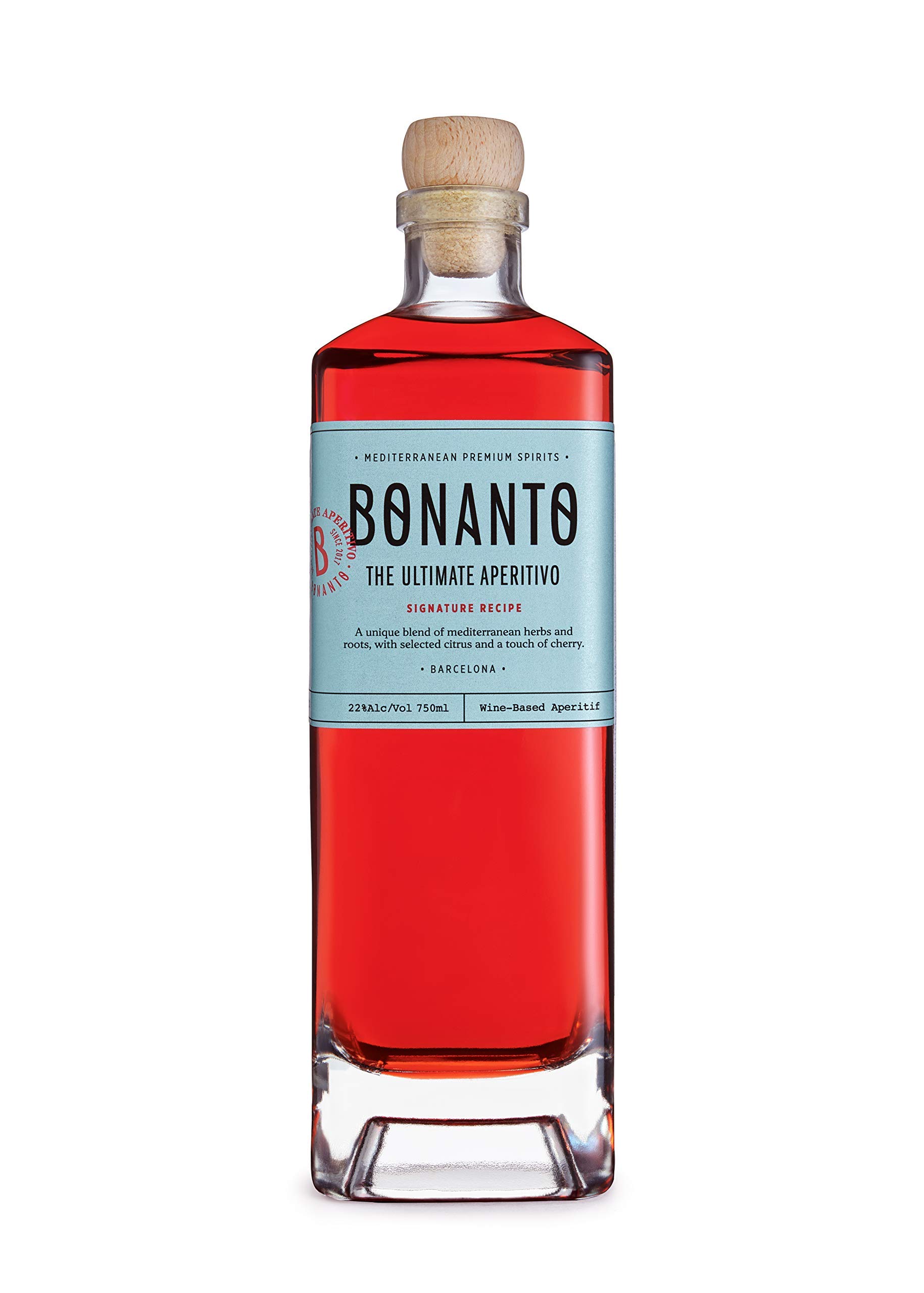 Bonanto - The Ultimate Aperitivo | Aperitif mit 22% vol. | Signature-Aperitif vereint Wermut und Likör | Perfekt für Spritz oder Cocktails (1 x 0,75l)