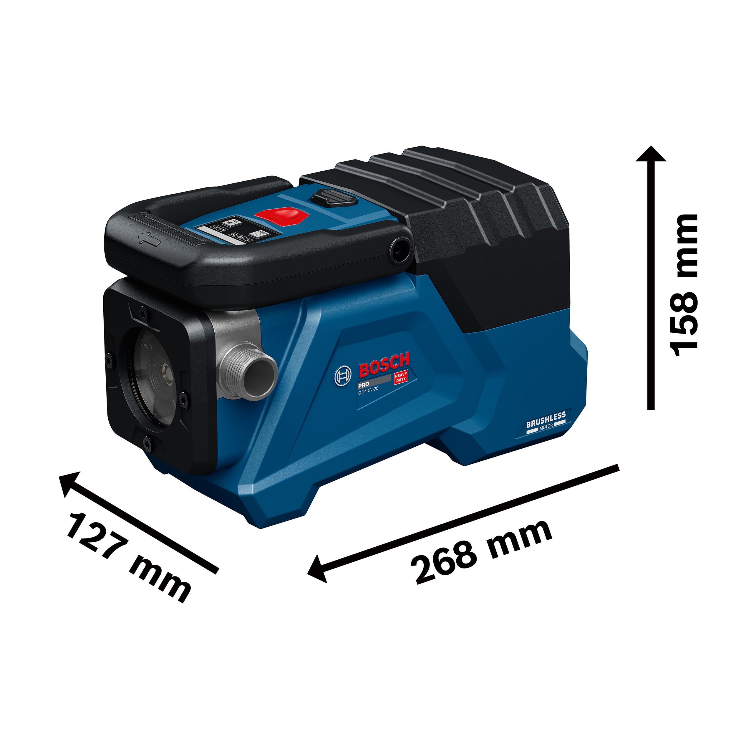 Bosch PRO 18V System Pompa per travaso a batteria GTP18V-28