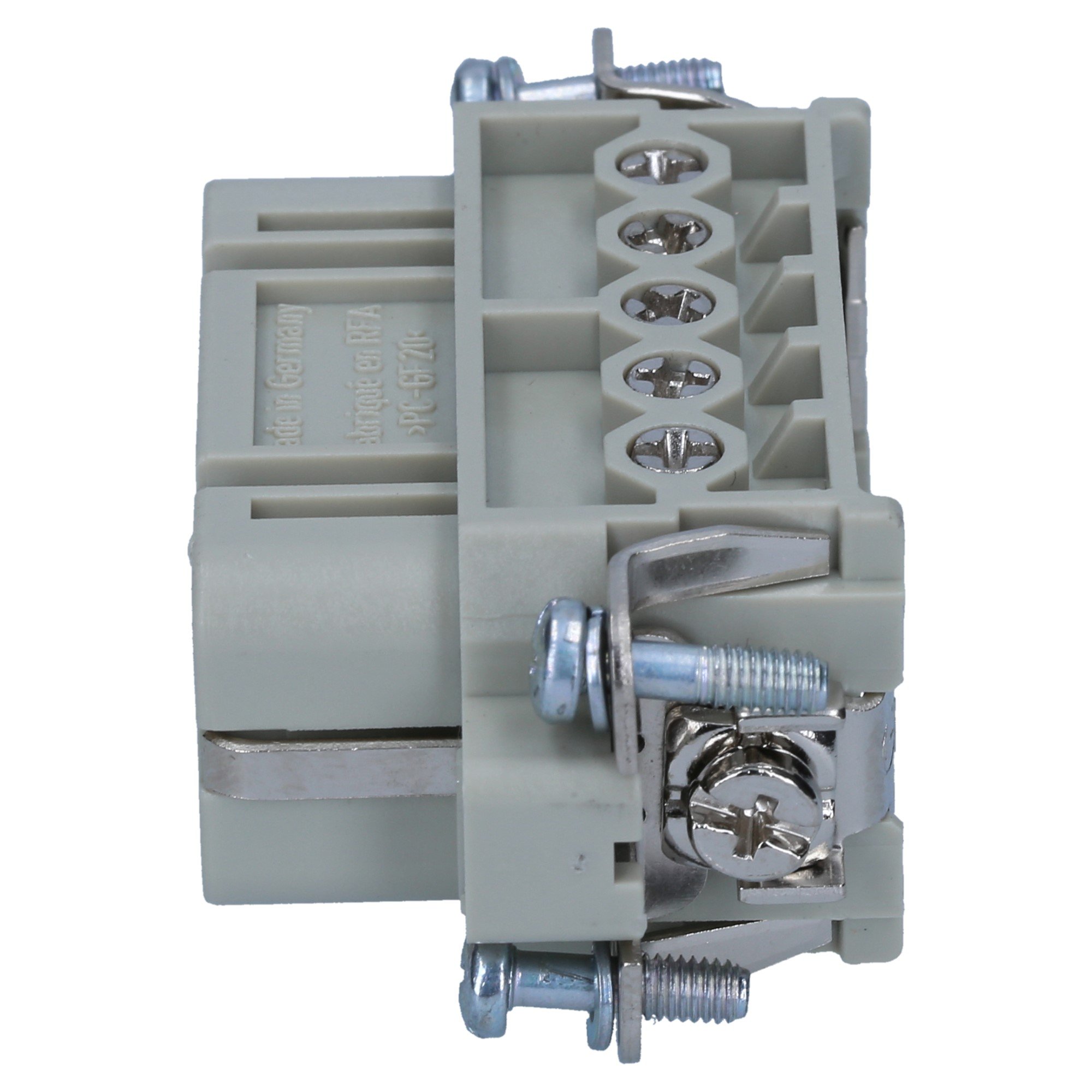 Harting 9200102812 Han 10A Buchseneinsatz - 10-polig - Schraubanschluss | Industriesteckverbinder 250V 16A - IP65 Schutzklasse - Kupfer-Kontakte - kompatibel mit Han-Modular Stecksystem