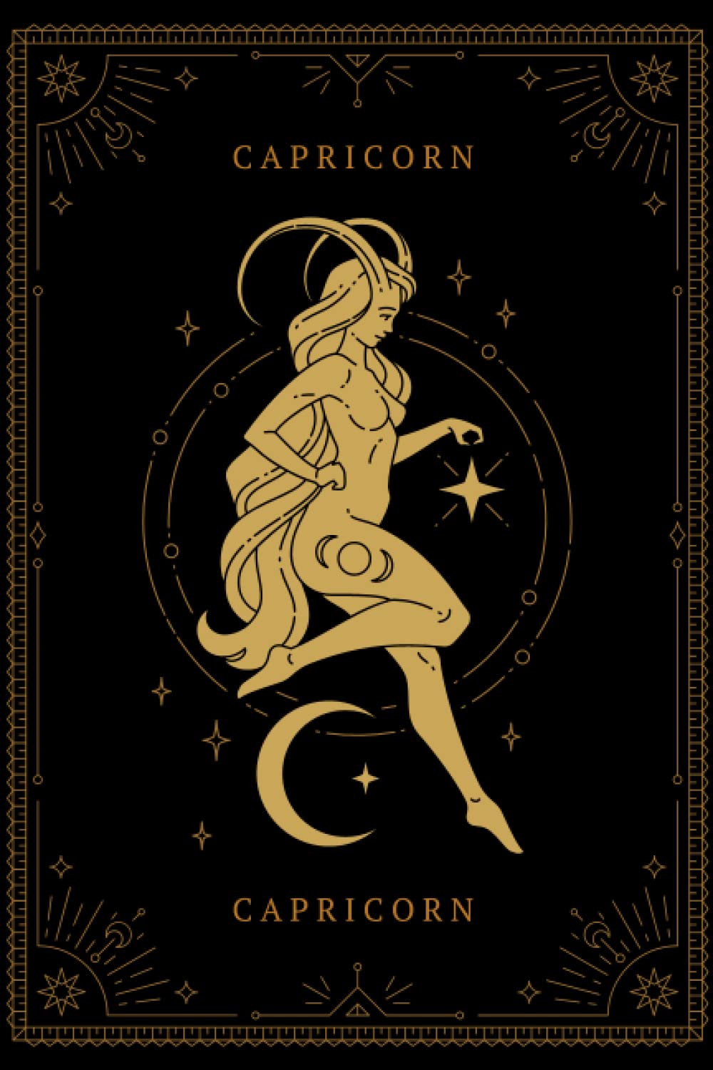 Capricorn: Notebook, Zodiac Capricorn Journal Notebook, 120 Pages 6x9, Zodiac Sign, Capricorn Zodiac Notebook - Astrology Journal