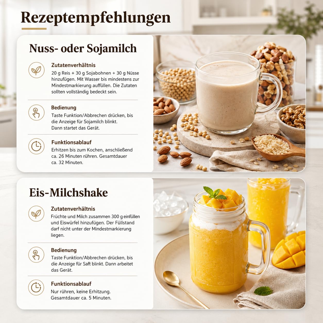 MylkBar Deine 8-in-1 Pflanzenmilch-Maschine Mit Selbstreinigung, 1200 ml Milchbereiter Für Hafermilch, Sojamilch, Nussmilch, Smoothies, Säfte Und Porridge (Grün)