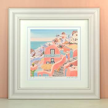 栗乃木ハルミ 絵画 Amazon.co.jp: Santorini 栗乃木ハルミ (くりのきはるみ) 絵