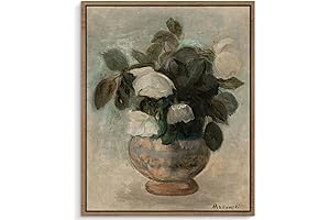 Pinetree Art Small Artwork: Framed Classical Oil Paintings for Cozy Spaces