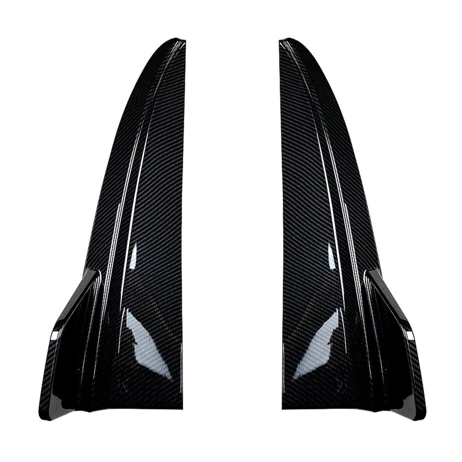 Diffuseur pare-choc arrière W205 avec splitters latéraux look carbone - 7