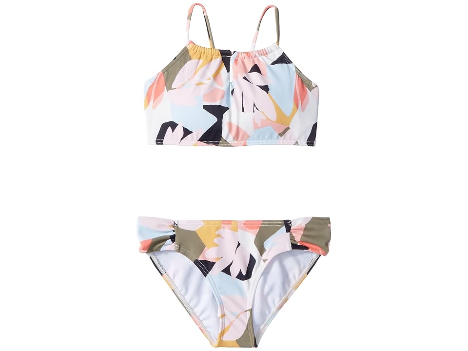 

Billabong Kids Shaka Daze Crop Tank Top Set (Little Kids/Big Kids) (Multi) Girl's Swimwear Sets