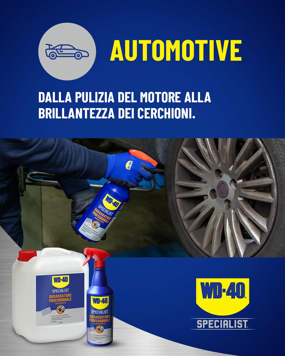 WD-40 Specialist Sgrassatore Professionale Concentrato Formula Diluibile 1 Litro
