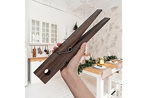 Jumbo Clothespin Bathroom Towel Holder
