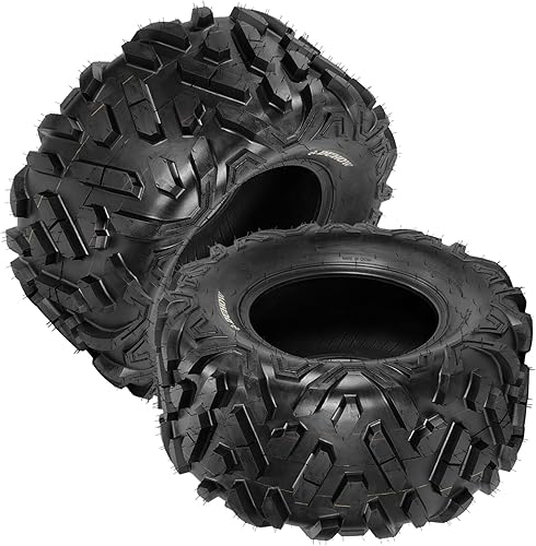 Neumáticos para cuatrimoto, paquete de 2 neumáticos de 26 x 11 12 26 x 11 x 12 para ATV, UTV para senderos, desierto, barro, suciedad, calle,