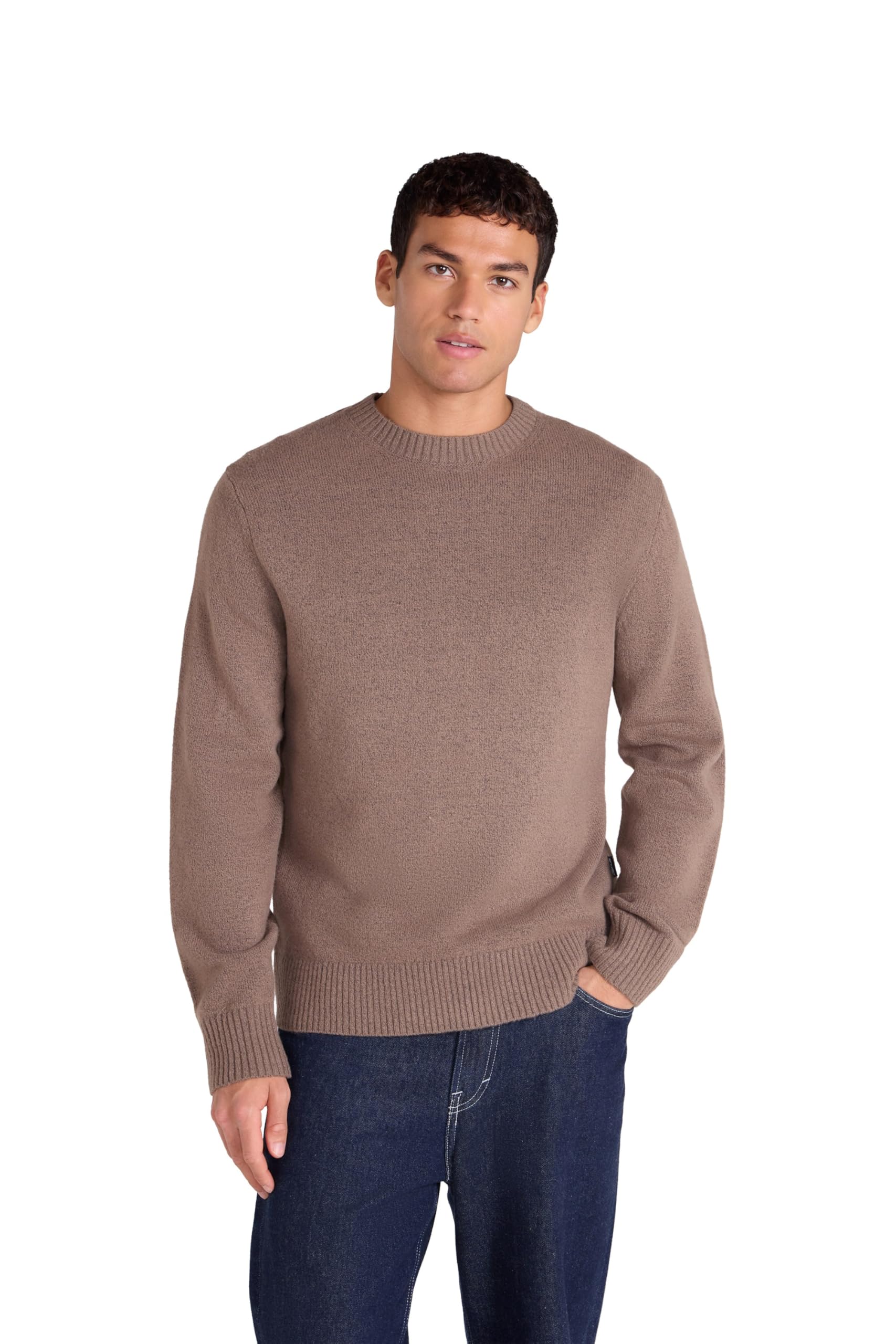 Animal Mens Cosy Jumper Tan M