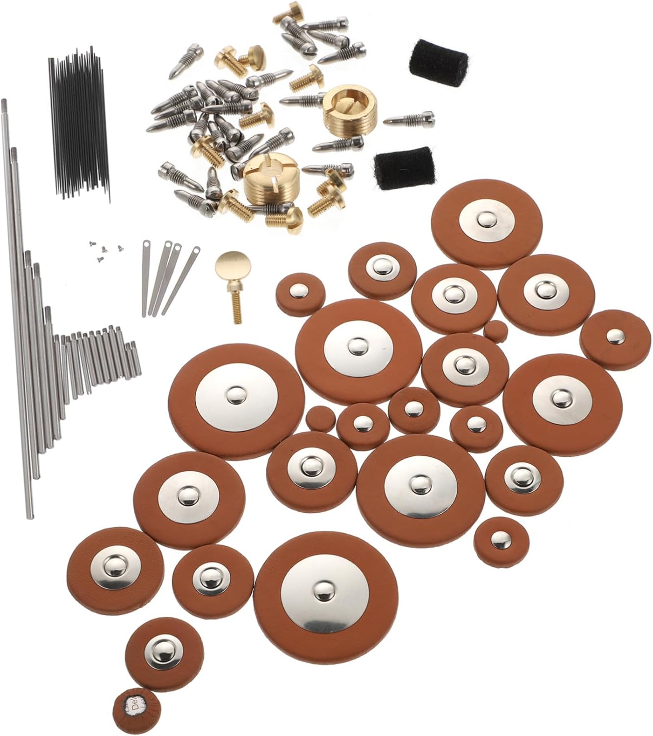 アルト ス修理キット 楽器用 サウンドホールパッド ネジ アルト/テナー ス用 0 703 セット