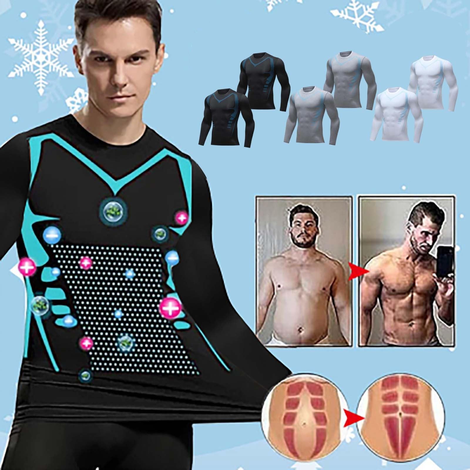 Camisetas termicas Hombre Trabajo Camisola Termica Manga Larga Térmica Lana Merino Térmica Ajustable Calor Anti Olor Diseño Ergonómico T Camiseta Hombre termica