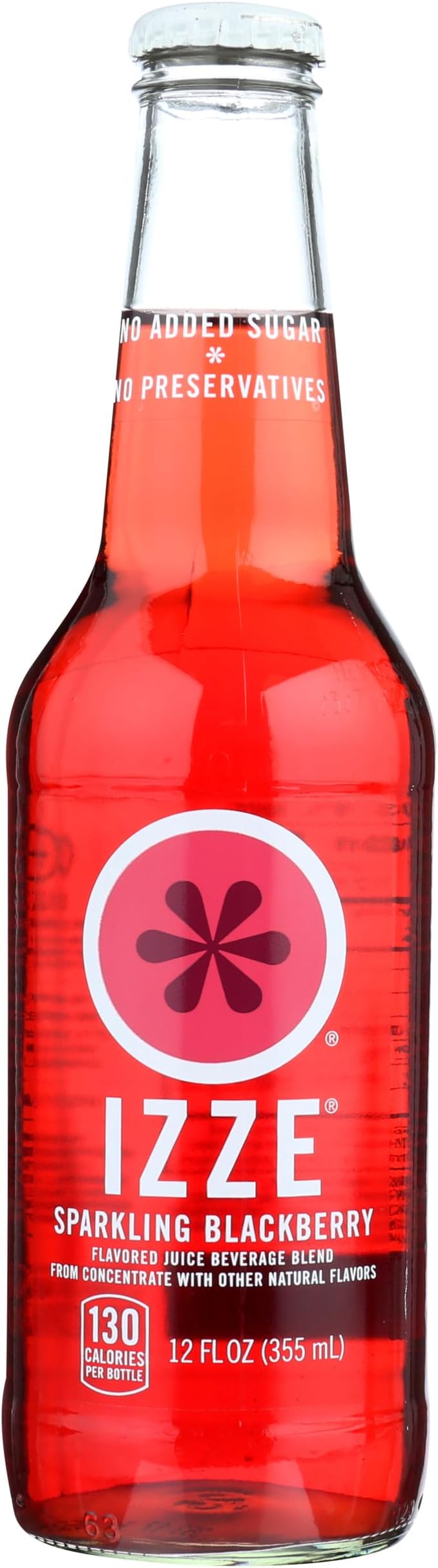 IZZE Sparkling Juice, Blackberry, 12 Fl Oz (Pack of 4)