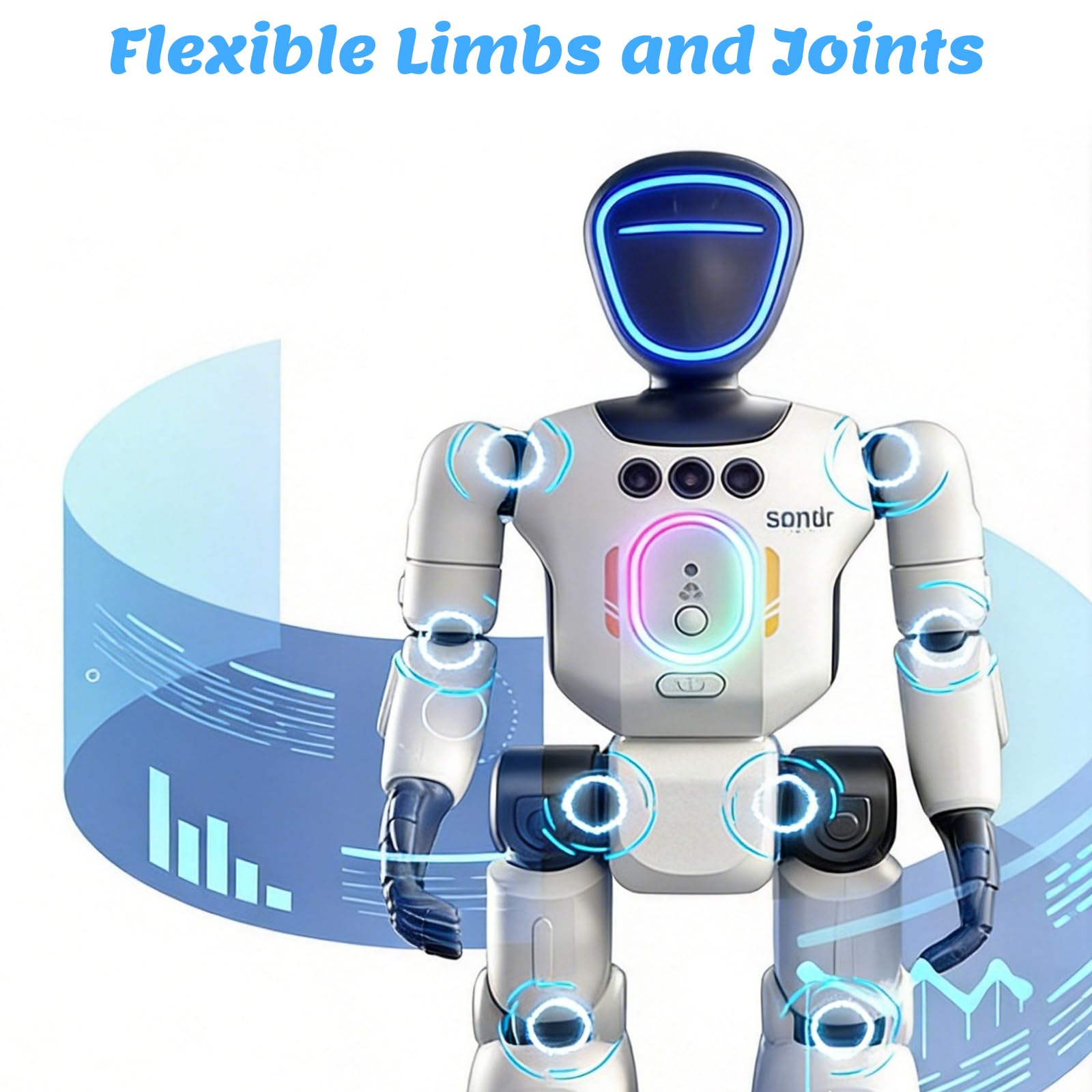 Juguete robot para niños y niñas, juguete RC con sensor de gestos