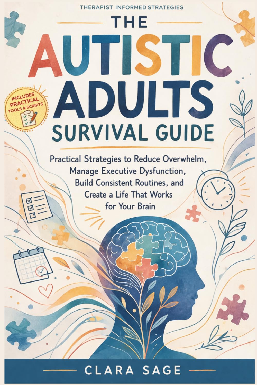 The Autistic Adults Survival Guide: Practical Strategies to Reduce Overwhelm, Manage Executive Dysfunction, Build Consistent Routines, and Create a Life That Works for Your Brain