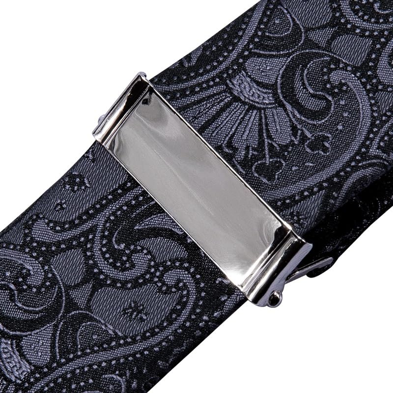 Set corbata y tirantes de seda para hombre miniatura 6