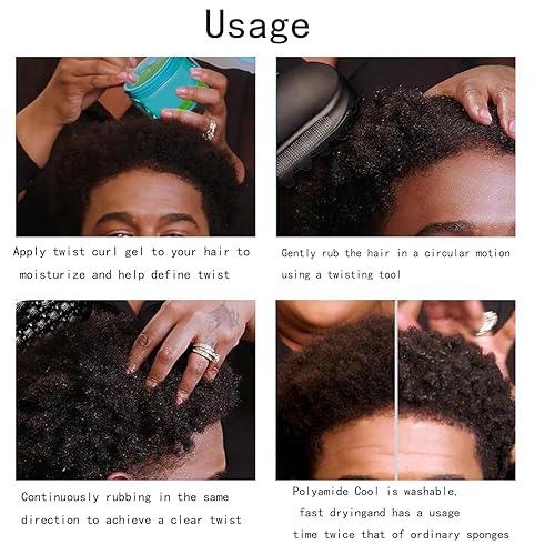 Miniatura 7 de MUHBIJO 1 cepillo de lujo de alta calidad, peine de modelado, duradero, lavable para barberos y uso diario, ideal para rizados, enrollados