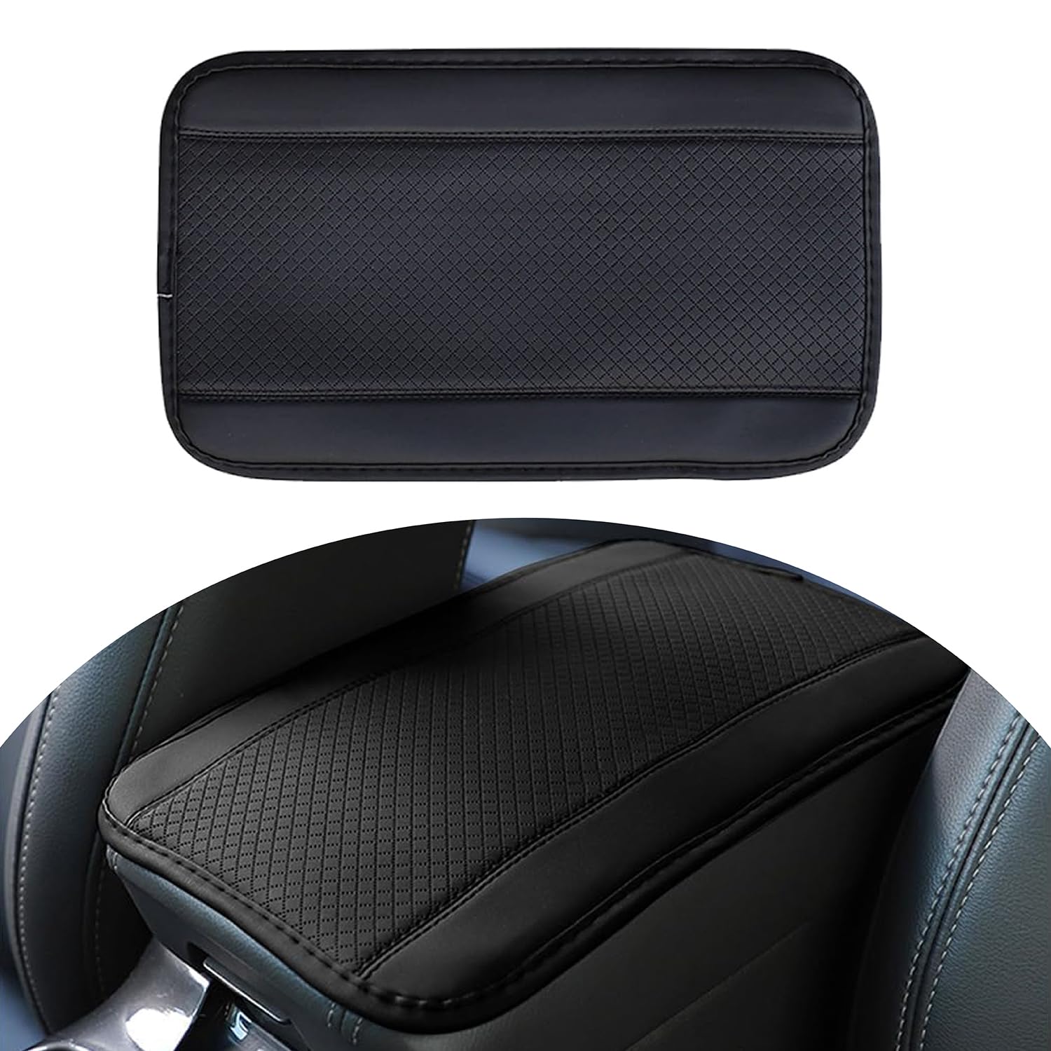 Auto Armlehnenschoner Mittelkonsole - Leder Mit Staufach